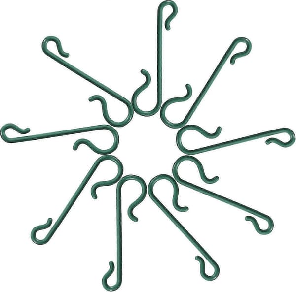 Juletrekroker Grønne julekroker minioppheng for juletre, julekrans, juleranke (200)