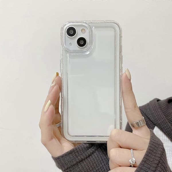 Gjennomsiktig TPU-telefondeksel til iPhone 13 Pro Max