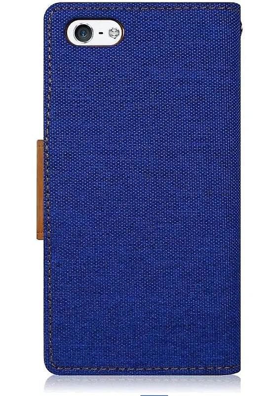 Til iPhone 13 Pro Wallet Flip Denim Cover.