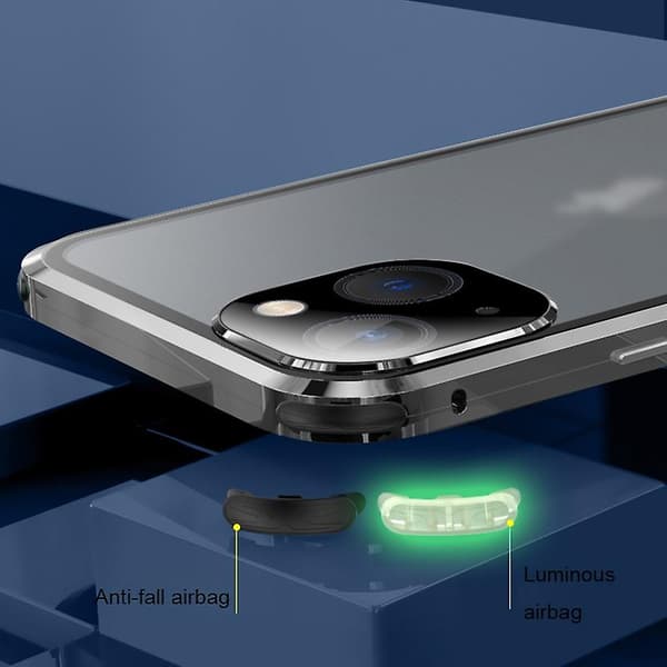 Magnetisk hærdet glascover til iPhone 13 Pro