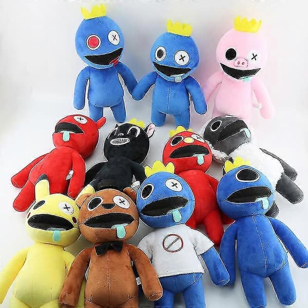 Rainbow Friends Roblox Plyslegetøj Børnedukke (tilfældig)