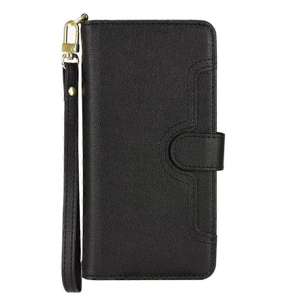 För Samsung Galaxy A12 / M12 Litchi Texture Zipper Läder Phone Case