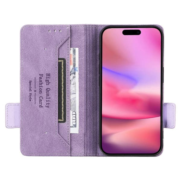 Nahkainen puhelinkotelo iPhone 16 Plus -puhelimelle