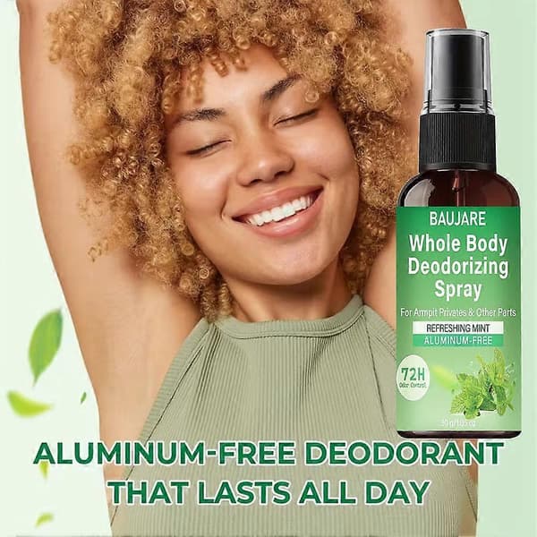 Mint kroppsdeodorantspray - 30 ml aluminiumsfri