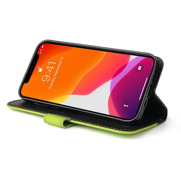 Telefondeksel i forretningsstil med anti-fall og tofarget skjøtedesign for iPhone 13 6,1 tommer