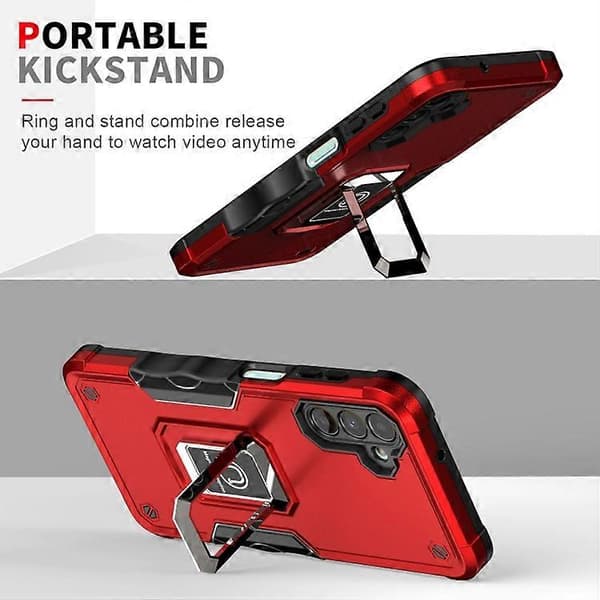 Til Samsung Galaxy A13 5G Ringholder Skridsikkert Armor Telefoncover