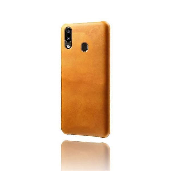 Kalvetekstur PC + PU telefoncover til Samsung Galaxy A20