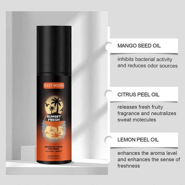Deodorant Bodyspray för män Helkropp Långvarig effekt Deodorantspray
