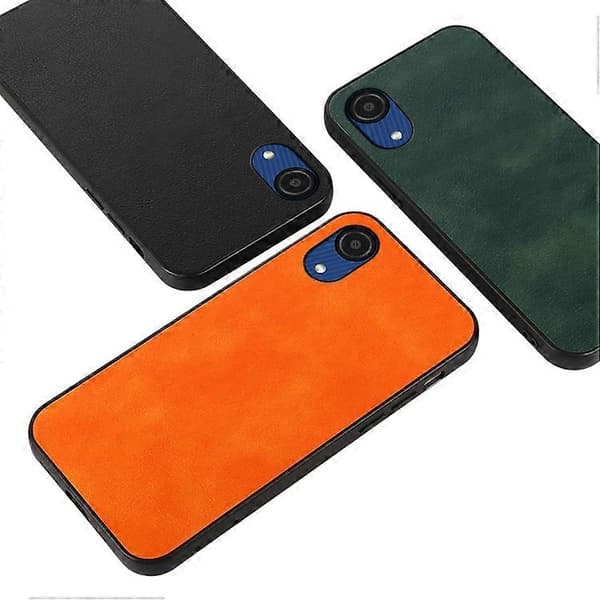 For Samsung Galaxy A03 Core Two-tone Lychee Texture Phone Case