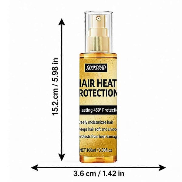 Hårvärmeskyddsspray Termisk Sköldmist för Styling
