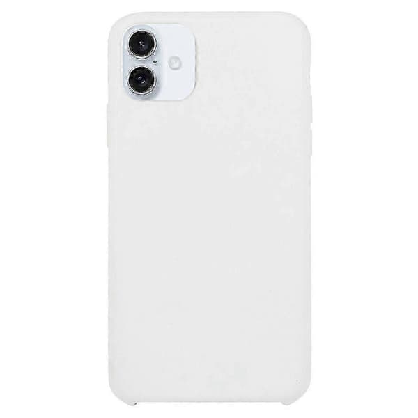 Silikondeksel til iPhone 16 (hvit)