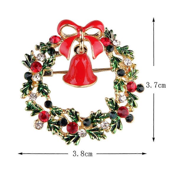 Strassbrosch julbrosch julkristallbrosch julsalagsbrosch julkransbrosch