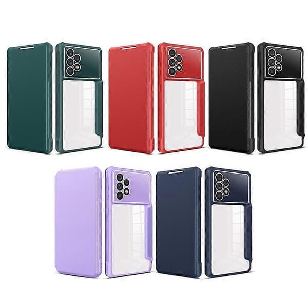 Til Samsung Galaxy A33 Magnetisk Flip Læder Telefonetui