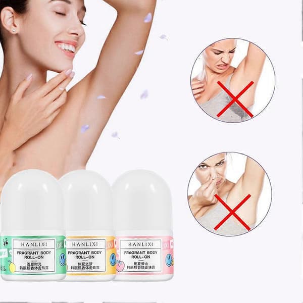 Roll On Body Spray - Kylande Pärlor, Långvarig Fräschör, Citrondoft, 20ml
