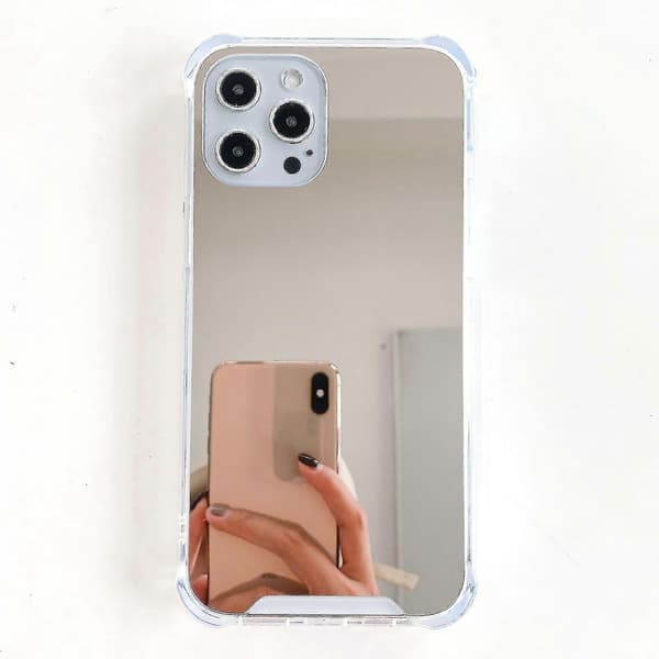 TPU + akrylbelegg speilveske til iPhone 13 Pro