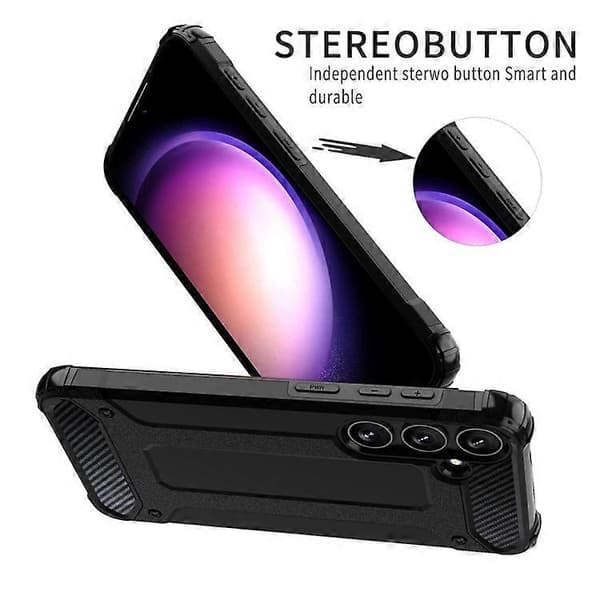 For Samsung Galaxy S24 5G Magic Armor TPU Hybrid PC Phone Case