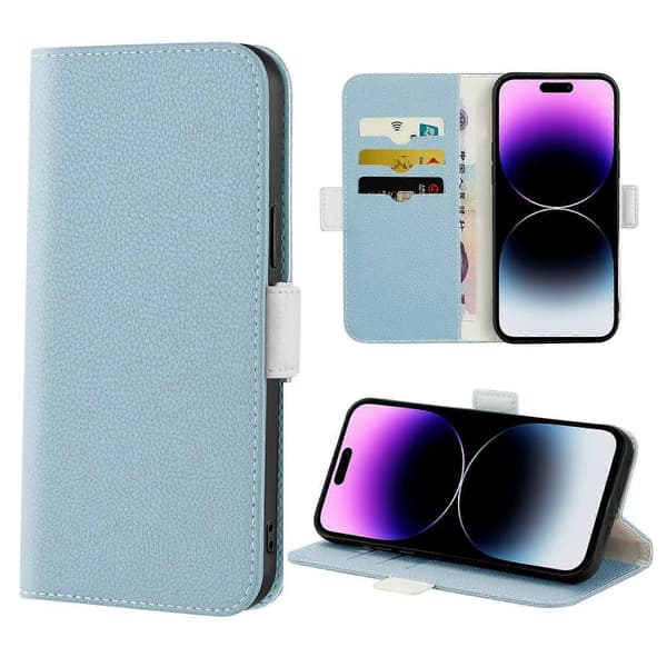 Litchi tekstur etui til iPhone 14 Pro