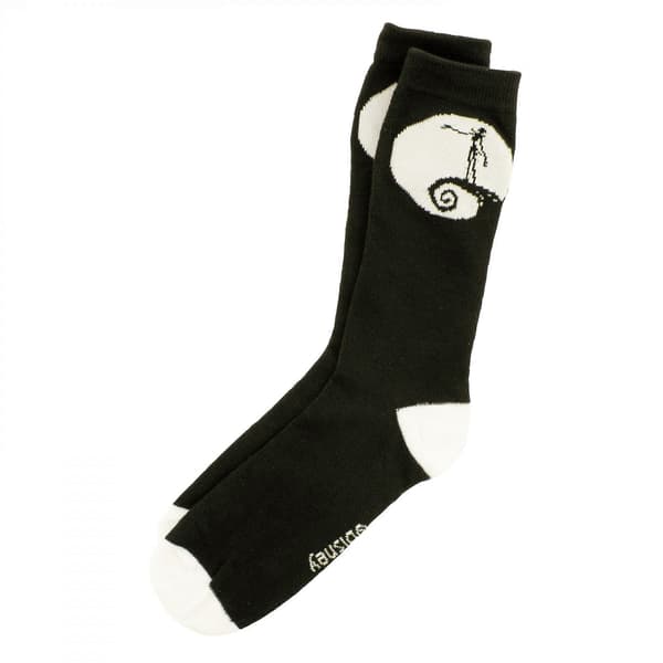 The Nightmare Before Christmas Spiral Hill ankelsokker