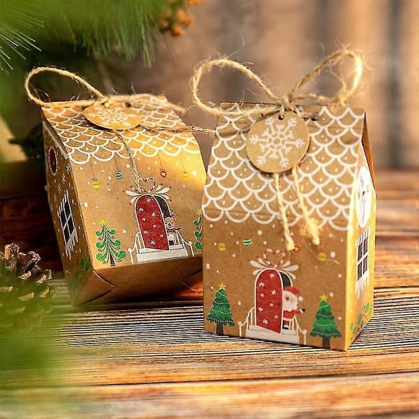 24 Pepperkake-gaveesker med adventskalender