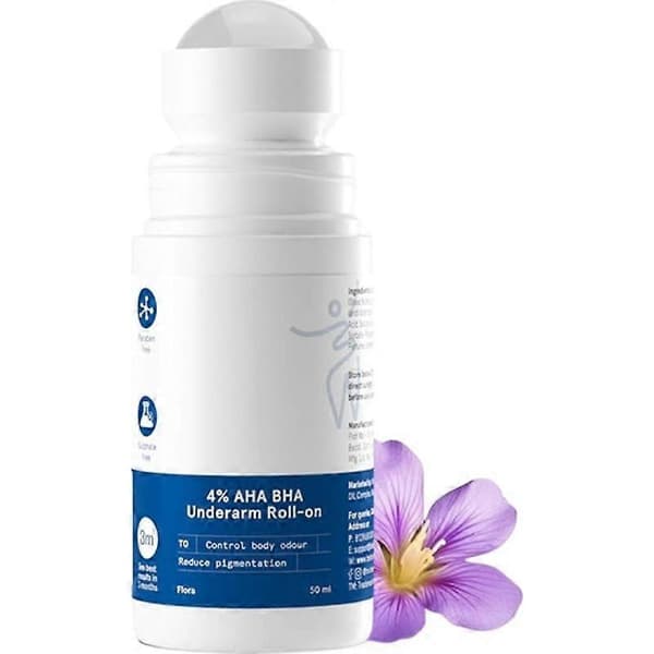 AHA BHA Underarm Roll On - 4% eksfolierende, lysnende, 50ml