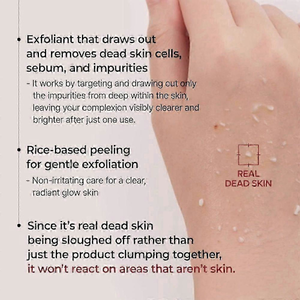 PEEL SHOT GLOW EXFOLIANT RICE AMPOULE (HVID RIS/SORT RIS) (Sort)