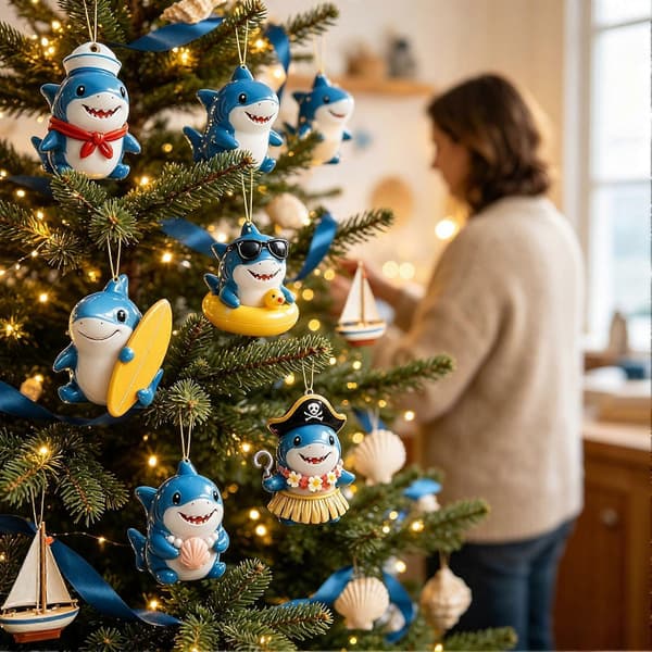 Hai-julekalender, 24-dagers nedtelling med samlefigurer i akryl