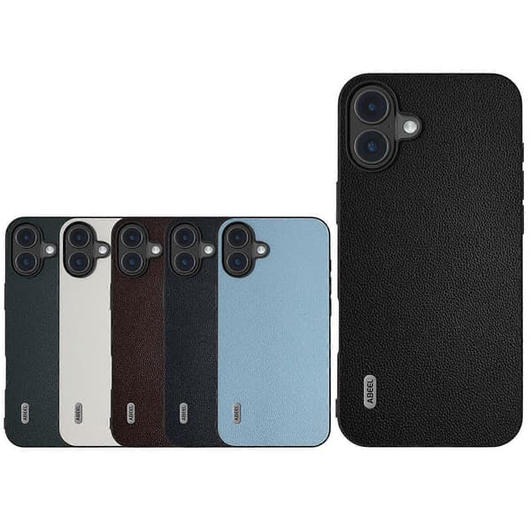 ABEEL Ekte Skinnveske til iPhone 16