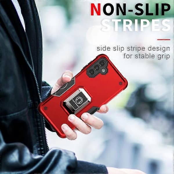 Til Samsung Galaxy A13 5G Ringholder Skridsikkert Armor Telefoncover