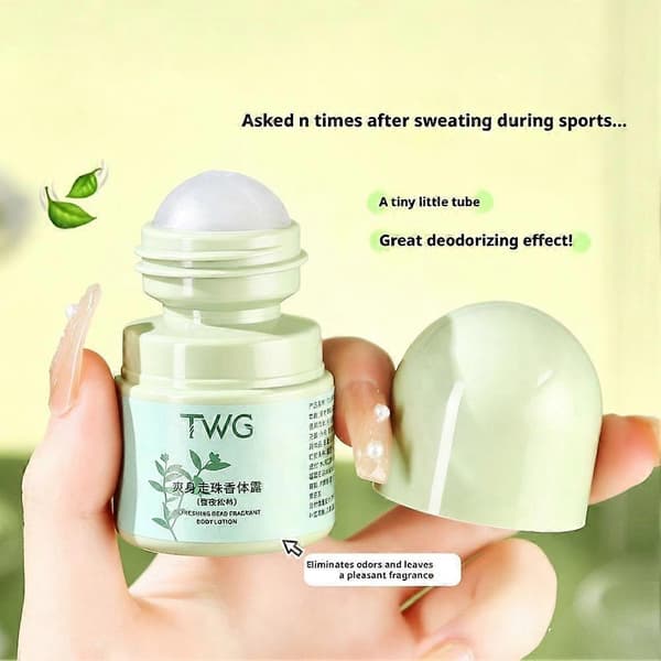 TWG Roll On Deodorant - 12H duft, ikke-klebrig, 30ml