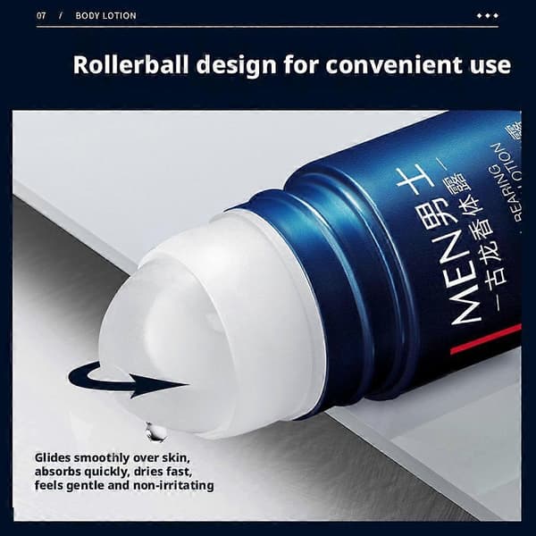 Herrparfym Roll-on Lotion - 48h Fräsch Doft & Svettkontroll