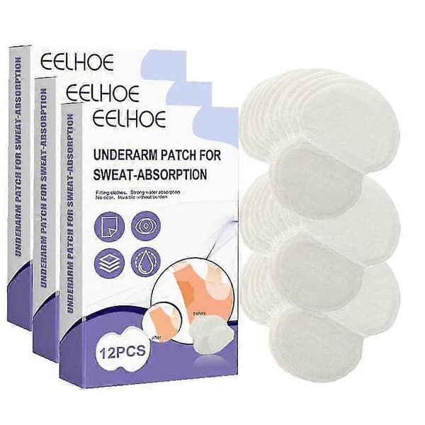 36x Engångs svettkuddar Plåster Antiperspirant Underarmskydd Ark