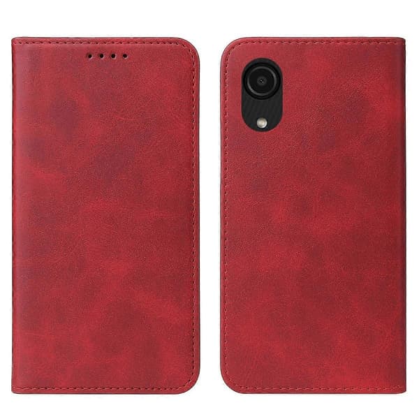 För Samsung Galaxy A03 Core Magnetic Closure Leather Phone Case