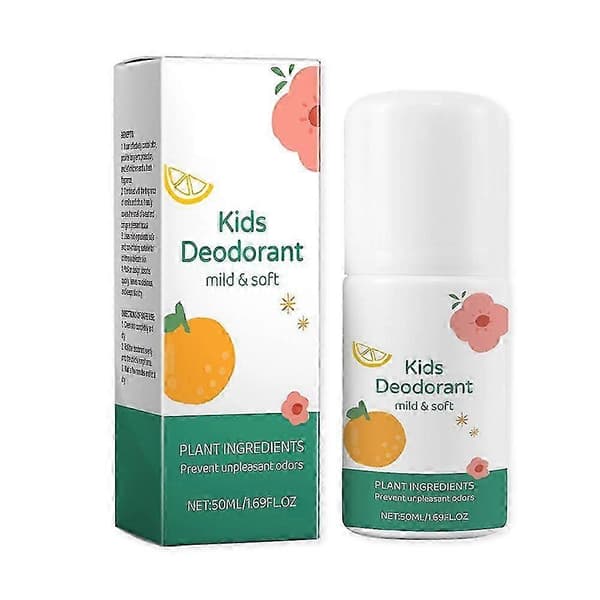 Naturlig deodorant for barn og tenåringer, helkroppsdeodorant for barn