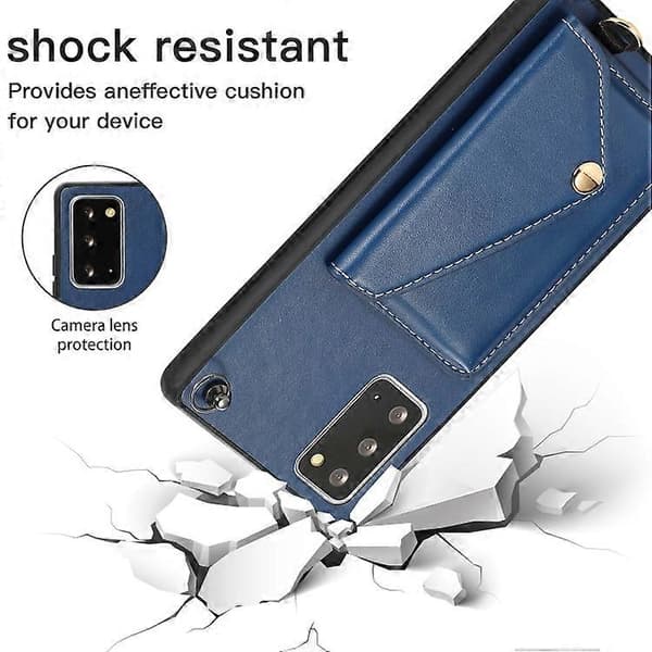 För Samsung Galaxy Note20 Crossbody Plånbok Kortväska Telefonfodral
