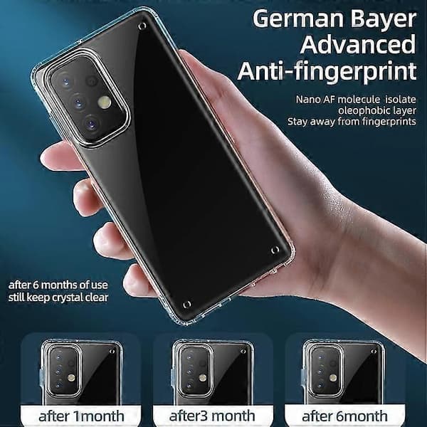 Til Samsung Galaxy A23 Crystal PC + TPU-telefondeksel