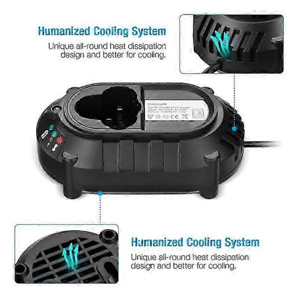 Egnet for makit BL1013 lader 10.8V litiumbatterilader DC10WA lader