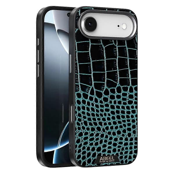 ABEEL för iPhone 17 Air Case kompatibel med MagSafe Crocodile Texture Micro-Embossing Back Cover