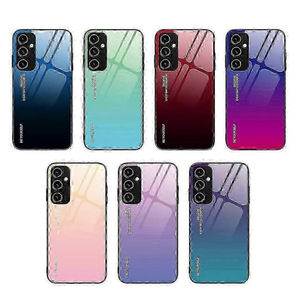 e Til Samsung Galaxy A54 5G Gradient Color Glas Telefoncover