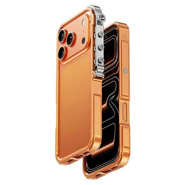 Kompatibel med iPhone 17 Pro Max Bumper Case Aluminiumlegering Metallram Telefonskydd