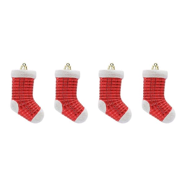 Julesokker til juletre, peis og julefestdekorasjon