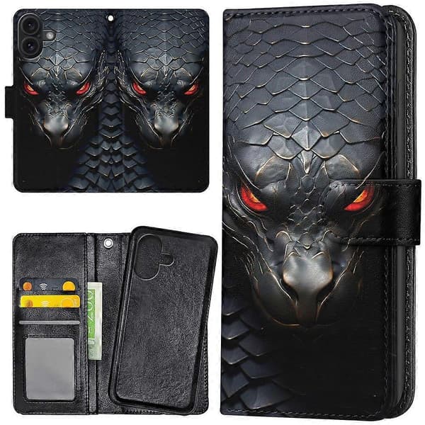 iPhone 17 - Plånboksfodral/Skal Snake