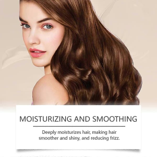Krøllete hår styling pleie maske