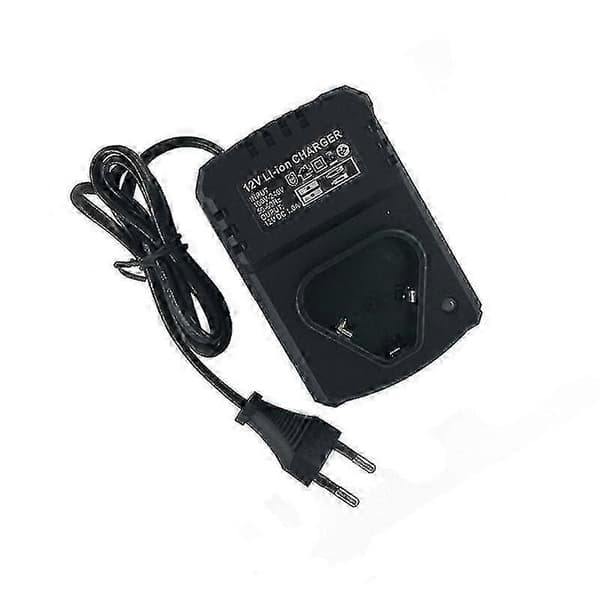 Elektrisk drillader 12V litiumbatterilader - Lader 110-240V kompatibel med litiumdrill