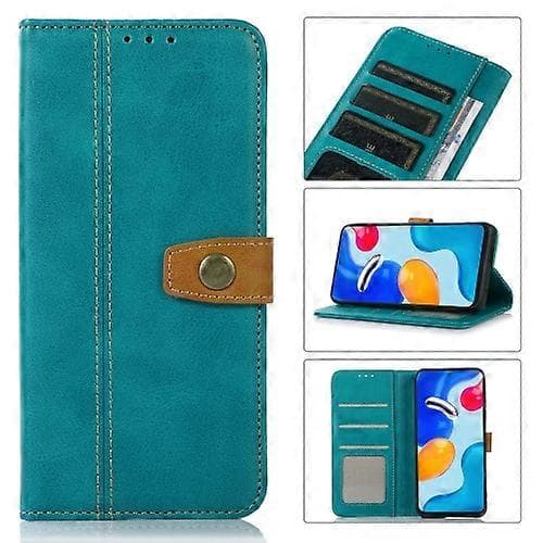 För Samsung Galaxy Xcover6 Pro Stitching Thread Calf Texture Läder Phone Case