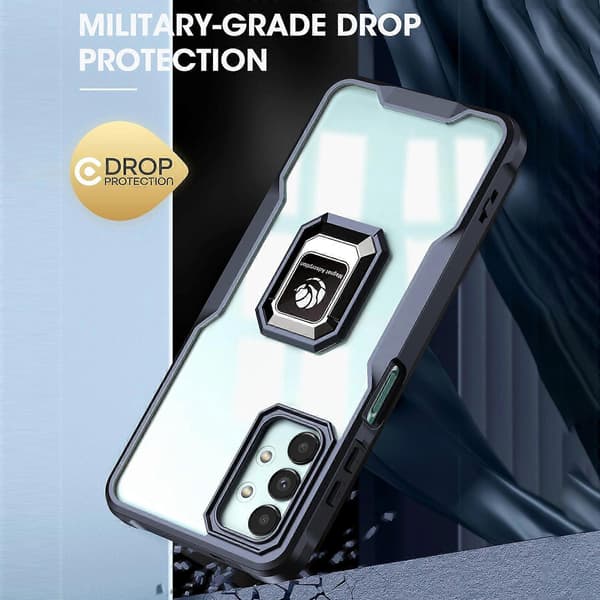 Til Samsung Galaxy A13 4G / 5G Armor Støtsikkert Magnetisk Ring Telefondeksel