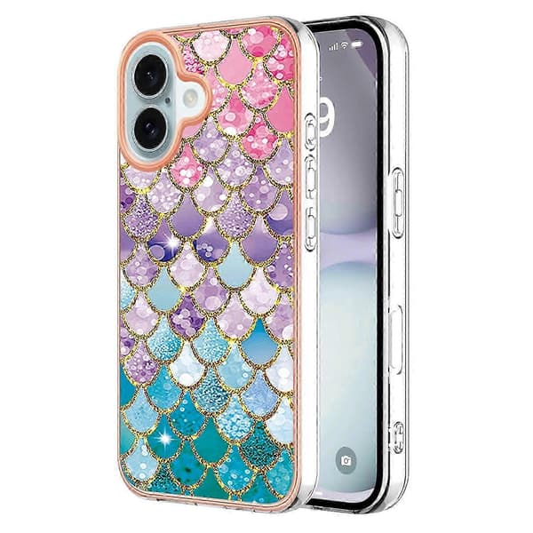 Galvanisering TPU-deksel til iPhone 16
