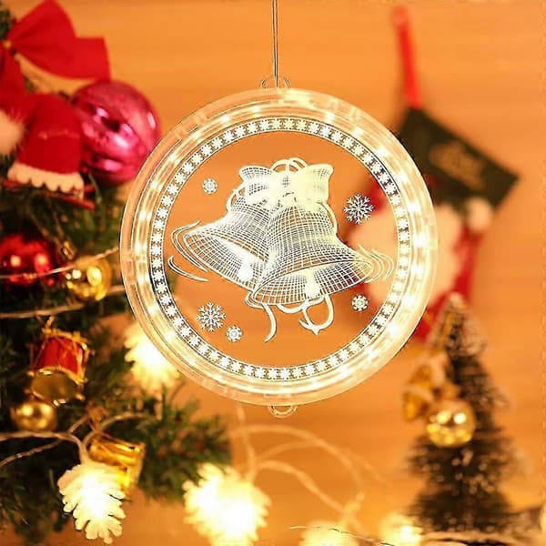 Julelys til vindusdekorasjon, opplyst jul (Merry Christmas) SZRH