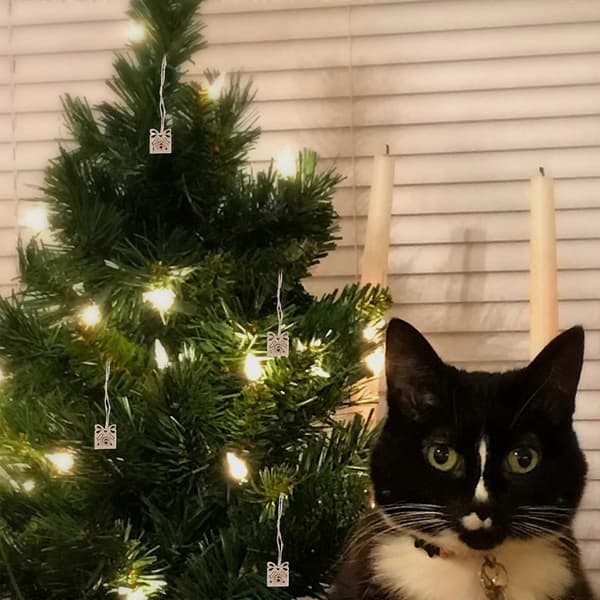 Jule-adventskalendertal i træ til ophæng, 72 stk.