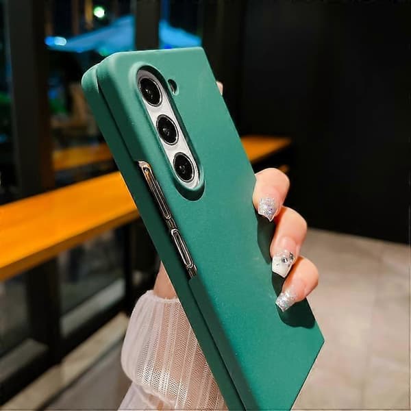 Til Samsung Galaxy Z Fold5 Solid Farge Spraymaling Telefondeksel