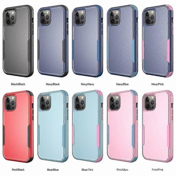 Commuter Series-deksel for iPhone 13 Pro Max iPhone 12 Pro Max iPhone 14 Pro Max - Riveting Way